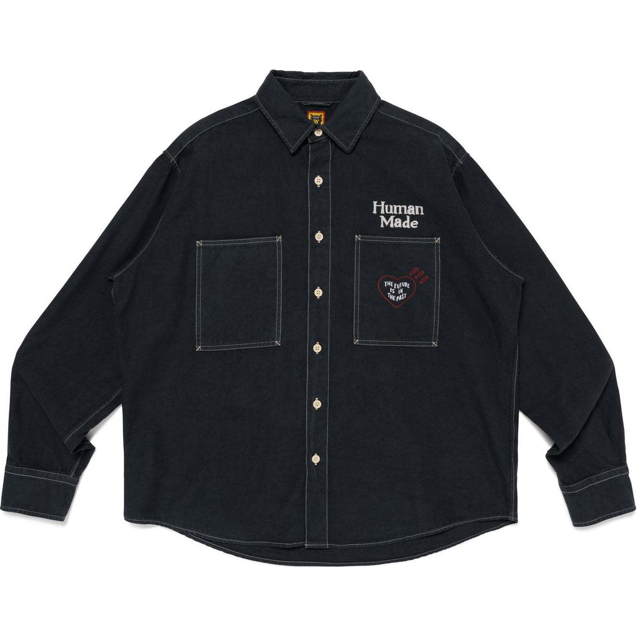 Хлопковая футболка HUMAN MADE, черная
Хлопковая футболка HUMAN MADE, черная