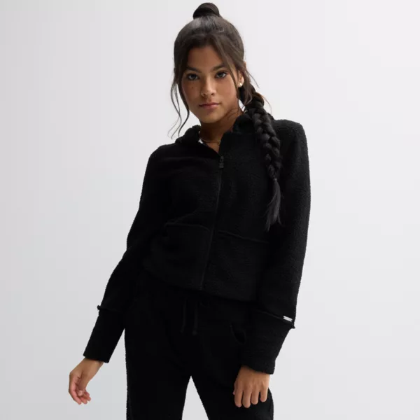 Уютная толстовка с капюшоном на молнии для девочек 7-16 лет Limited Too, черный
Уютная толстовка с капюшоном на молнии для девочек 7-16 лет Limited Too, черный