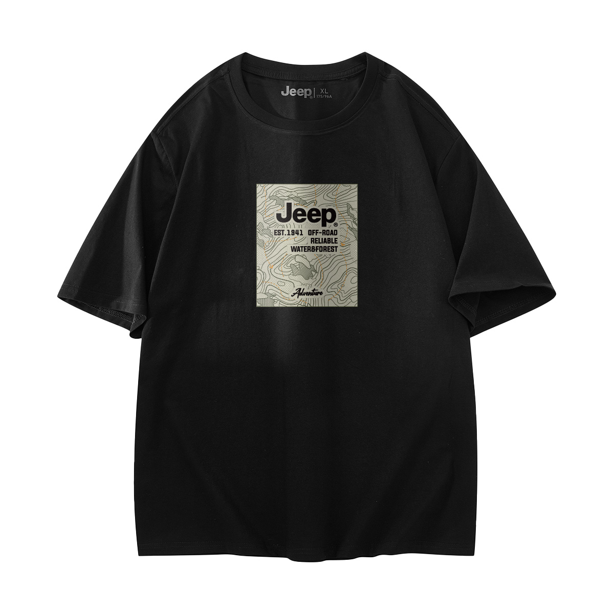 Футболка унисекс Jeep, черная
Футболка унисекс Jeep, черная