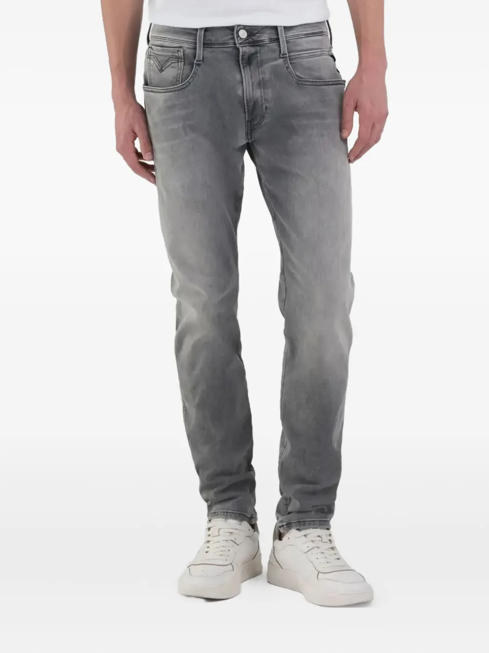 Джинсы с вышивкой Replay, серый
Джинсы с вышивкой Replay, серый