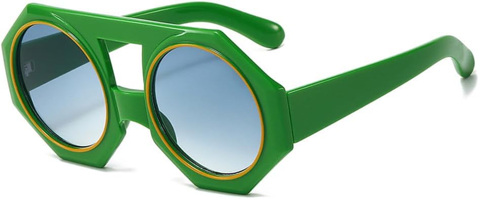 Модные солнцезащитные очки с двойной перемычкой, многоугольные, женские, ретро, увеличенного размера, трендовые, градиентные, мужские солнцезащитные очки HVTVTLA, Green Blue Gradient
Модные солнцезащитные очки с двойной перемычкой, многоугольные, женские, ретро, увеличенного размера, трендовые, градиентные, мужские солнцезащитные очки HVTVTLA, Green Blue Gradient