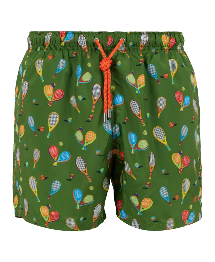 Мужские зеленые плавки с рисунком в виде ракетки. Gallo, мультиколор
Мужские зеленые плавки с рисунком в виде ракетки. Gallo, мультиколор