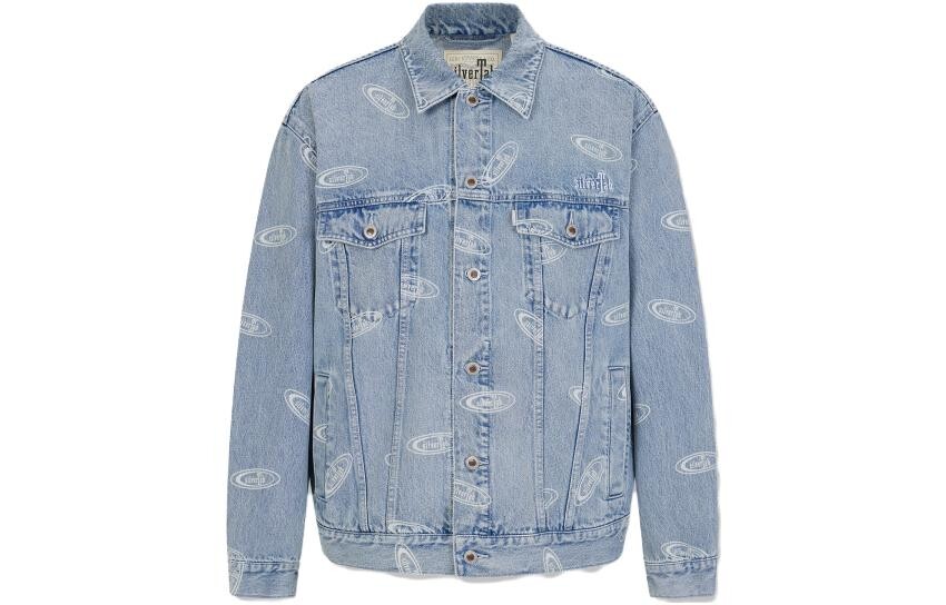 Мужская джинсовая куртка Silver Label Series синего цвета Levis, синий 
Мужская джинсовая куртка Silver Label Series синего цвета Levis, синий