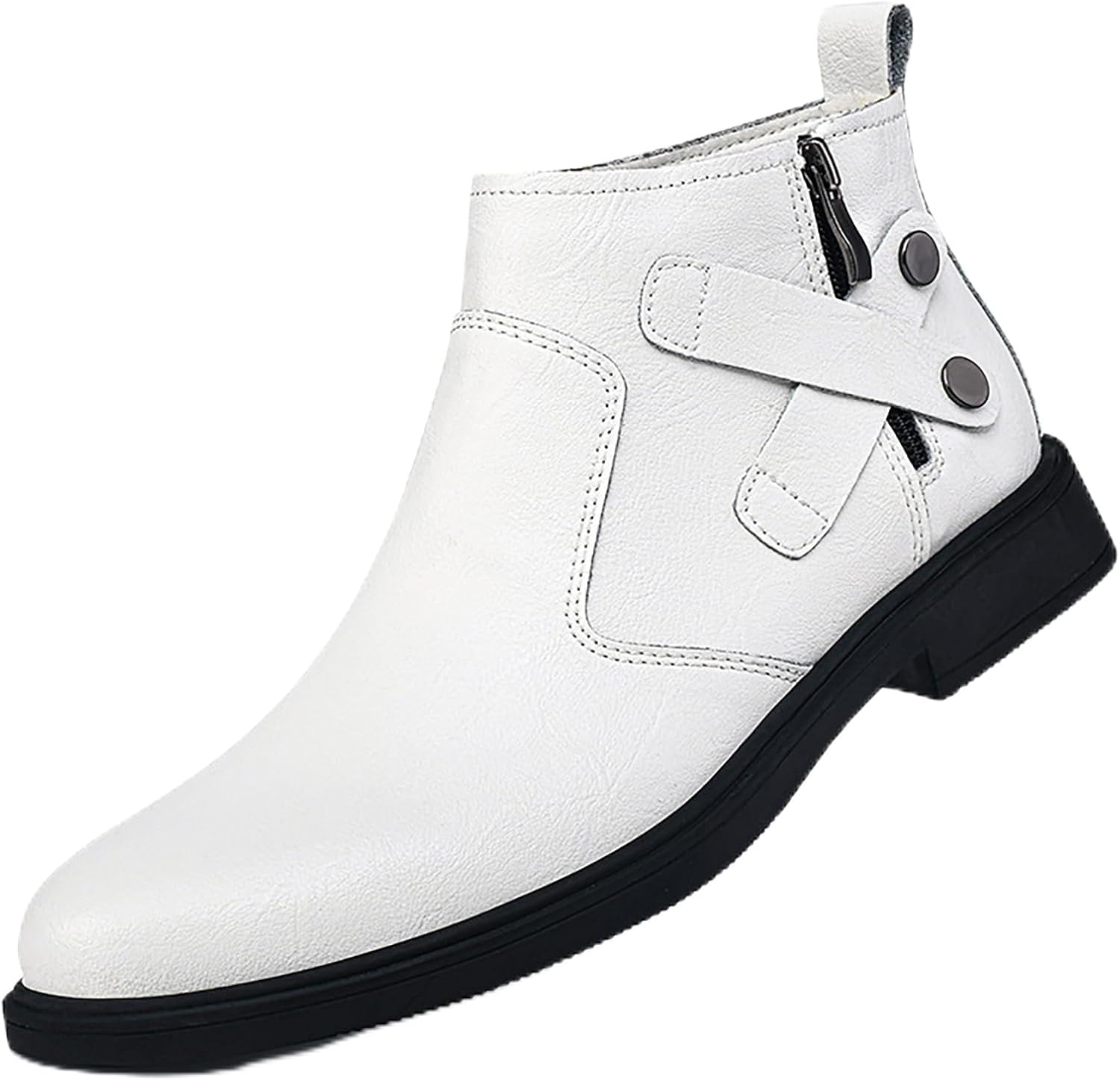 Мужские ботинки-челси из натуральной кожи с ремешком и пряжкой, осенне-зимняя мода, боковая молния, удобная подкладка из меха, деловые оксфорды, повседневные ботинки-чакка Siyake, белый
Мужские ботинки-челси из натуральной кожи с ремешком и пряжкой, осенне-зимняя мода, боковая молния, удобная подкладка из меха, деловые оксфорды, повседневные ботинки-чакка Siyake, белый