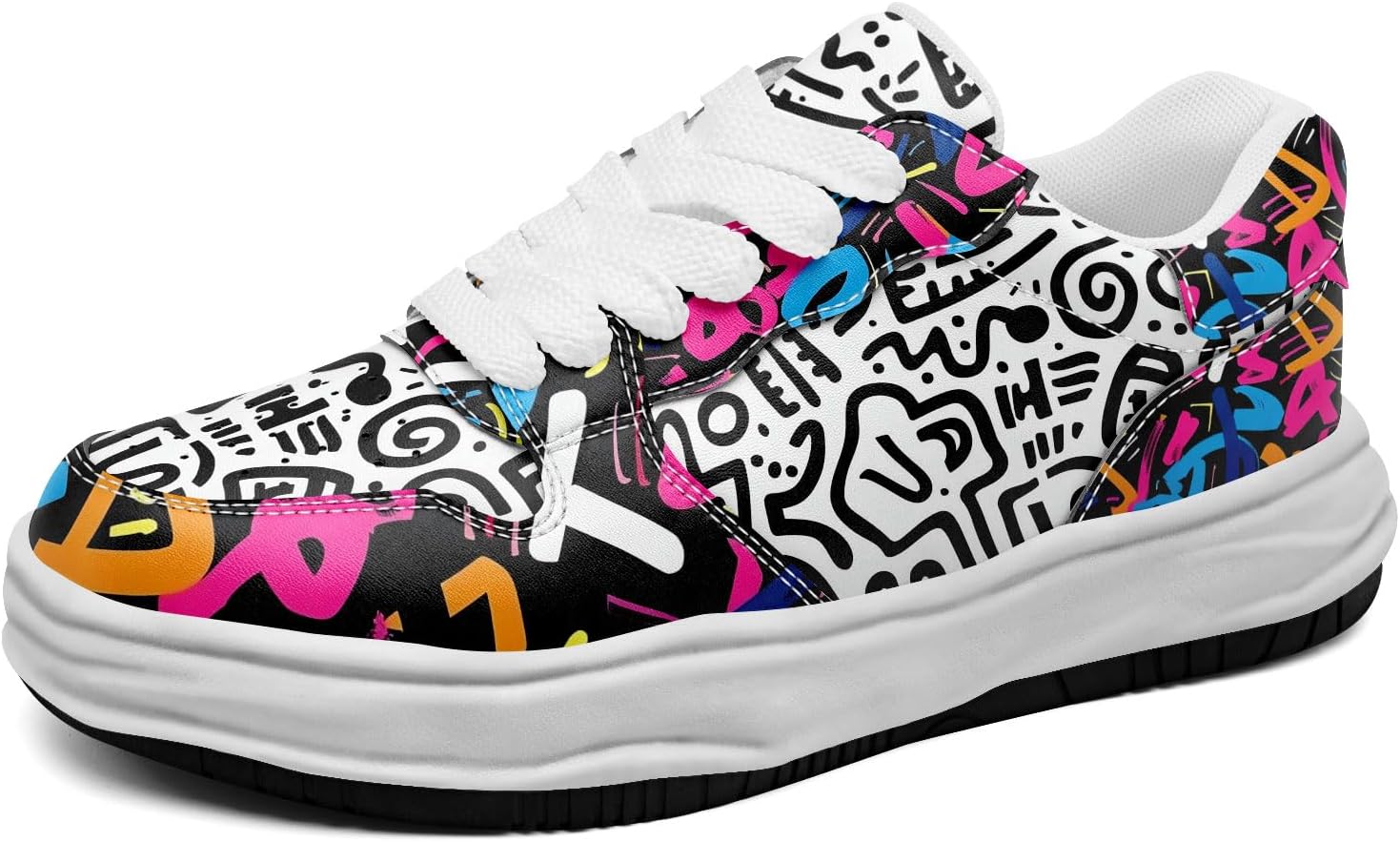 Кроссовки с граффити для мужчин и женщин, стильная уличная обувь, низкие, удобные для прогулок, ботинки Awsole, белый/черный/красный/синий/оранжевый
Кроссовки с граффити для мужчин и женщин, стильная уличная обувь, низкие, удобные для прогулок, ботинки Awsole, белый/черный/красный/синий/оранжевый