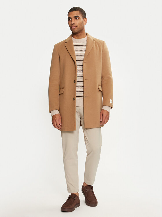 Шерстяное пальто обычного кроя Calvin Klein, бежевый
Шерстяное пальто обычного кроя Calvin Klein, бежевый