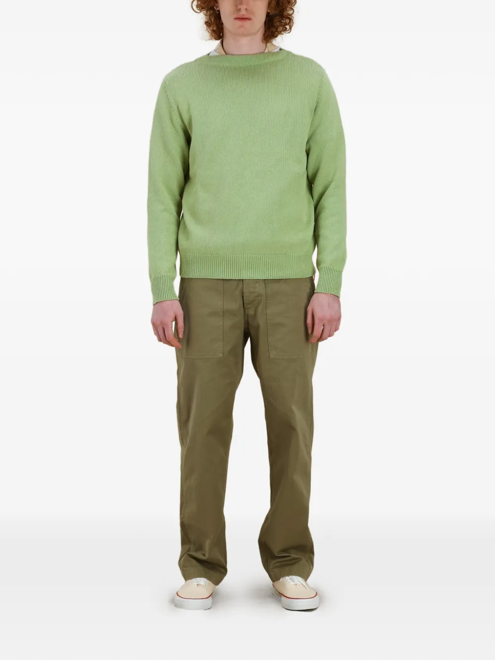 Свитер с вырезом "лодочка" Noah Fortela, зеленый
Свитер с вырезом "лодочка" Noah Fortela, зеленый