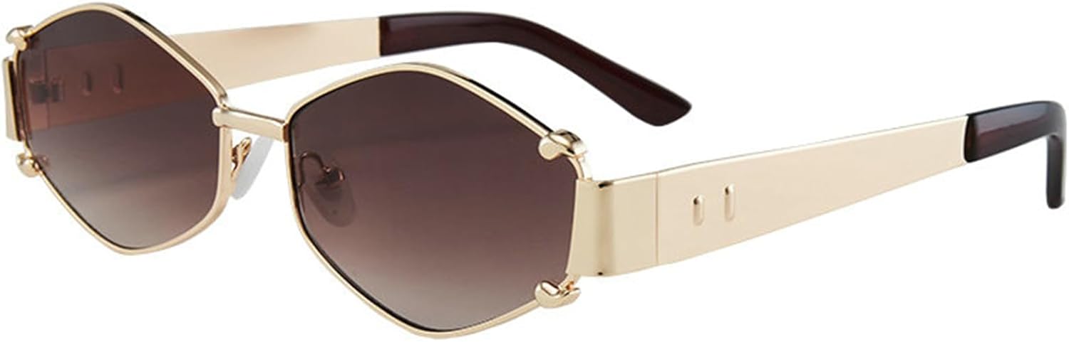 Willochra Модные шестиугольные солнцезащитные очки для женщин в стиле ретро с золотистой металлической геометрической оправой, солнцезащитные очки с защитой от УФ-излучения UV400, многоугольные очки, C3
Willochra Модные шестиугольные солнцезащитные очки для женщин в стиле ретро с золотистой металлической геометрической оправой, солнцезащитные очки с защитой от УФ-излучения UV400, многоугольные очки, C3