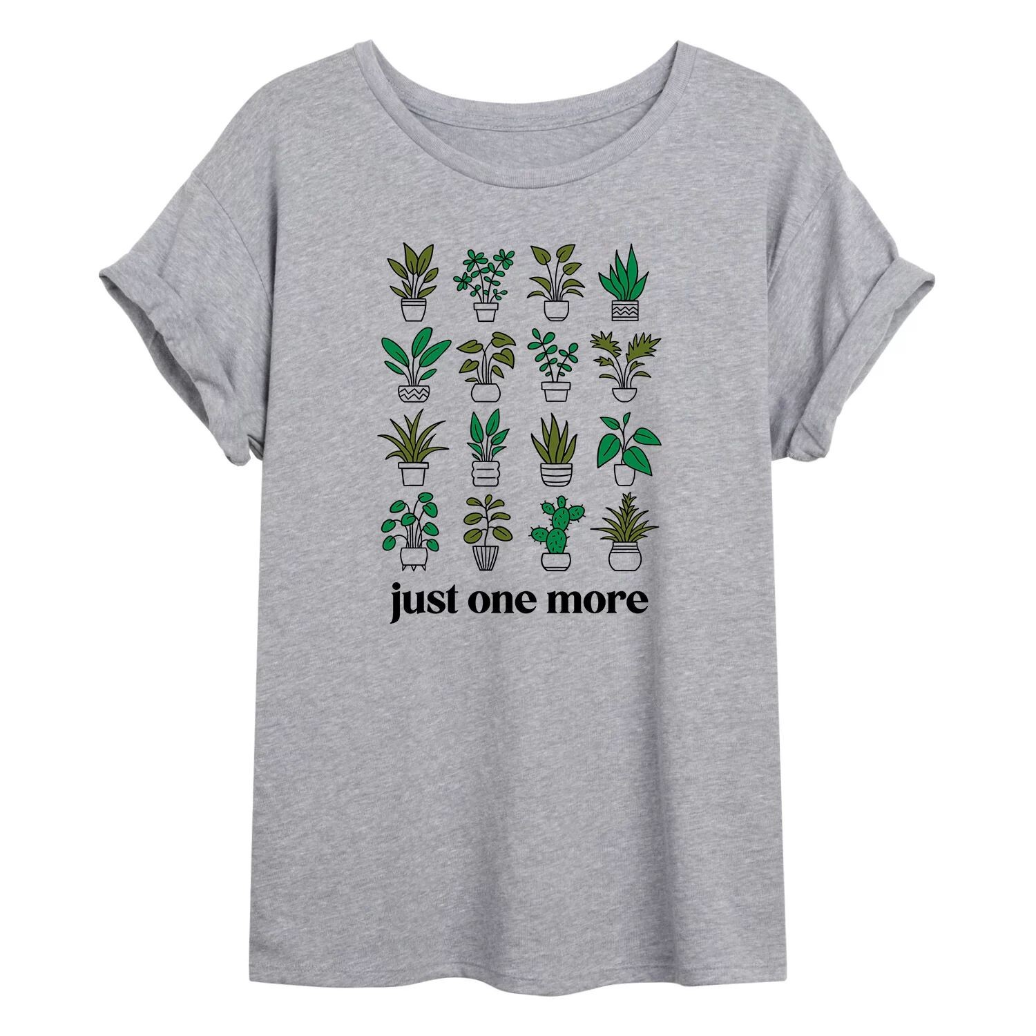 Струящаяся футболка Juniors' Plant "Just One More" Licensed Character 
Струящаяся футболка Juniors' Plant "Just One More" Licensed Character