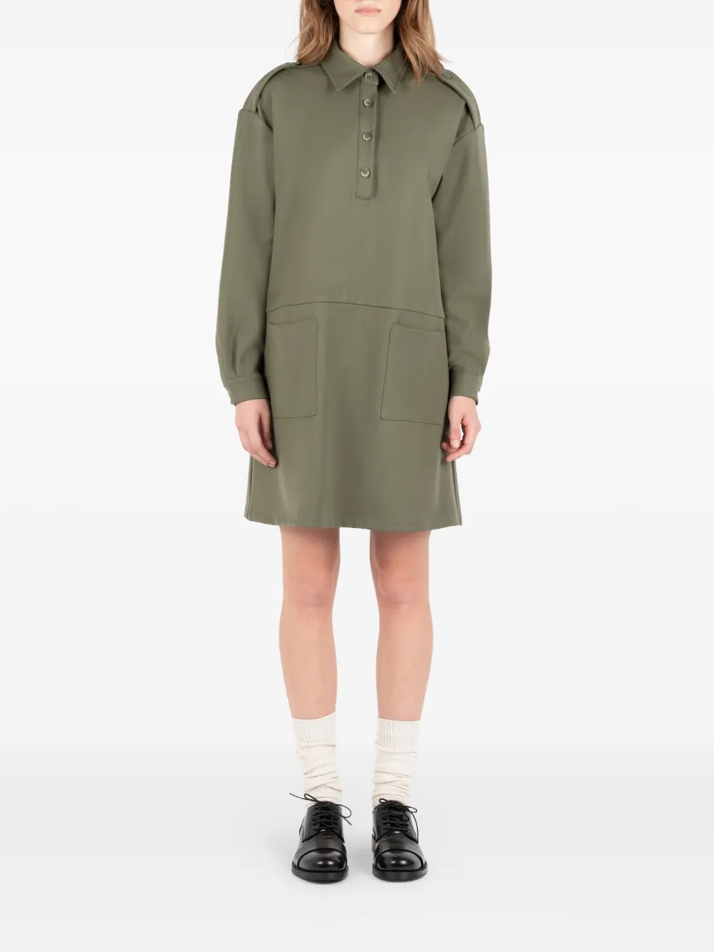 Платье-рубашка Army DS с карманом Société Anonyme, зеленый
Платье-рубашка Army DS с карманом Société Anonyme, зеленый