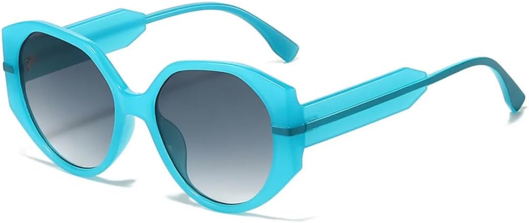 Роскошные модные ретро-солнцезащитные очки в полной оправе с градиентным круглым дизайном для женщин и мужчин, солнцезащитные очки для отдыха с защитой от УФ-излучения UV400 SZVVBKK, Jelly Blue Gray
Роскошные модные ретро-солнцезащитные очки в полной оправе с градиентным круглым дизайном для женщин и мужчин, солнцезащитные очки для отдыха с защитой от УФ-излучения UV400 SZVVBKK, Jelly Blue Gray