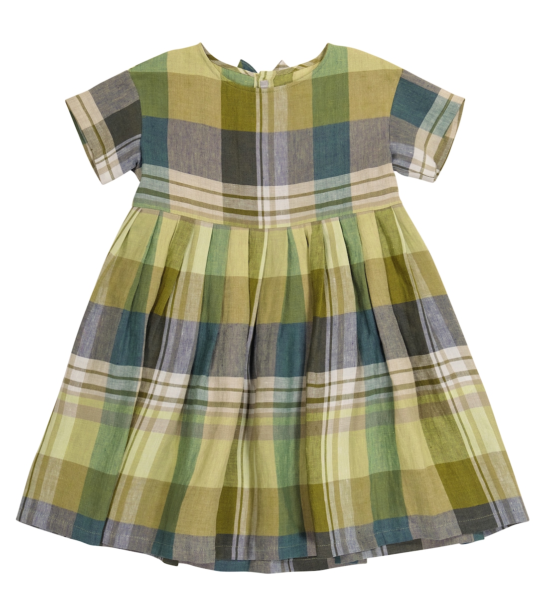 Клетчатое льняное платье Il Gufo, Crocodile Green
Клетчатое льняное платье Il Gufo, Crocodile Green