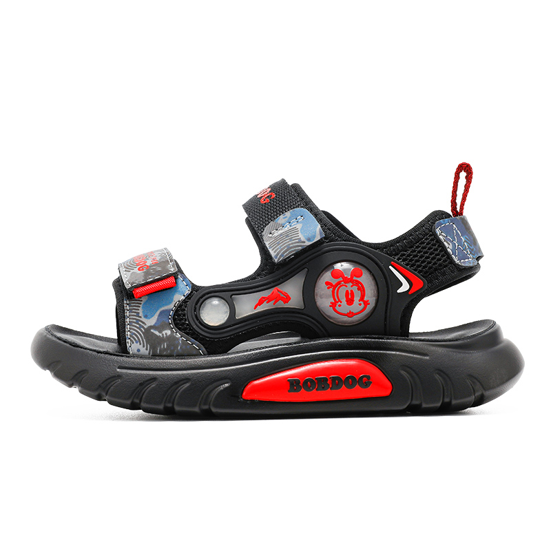 Детские сандалии с низким верхом, устойчивые к истиранию, дышащие BOBDOG, черный/красный
Детские сандалии с низким верхом, устойчивые к истиранию, дышащие BOBDOG, черный/красный