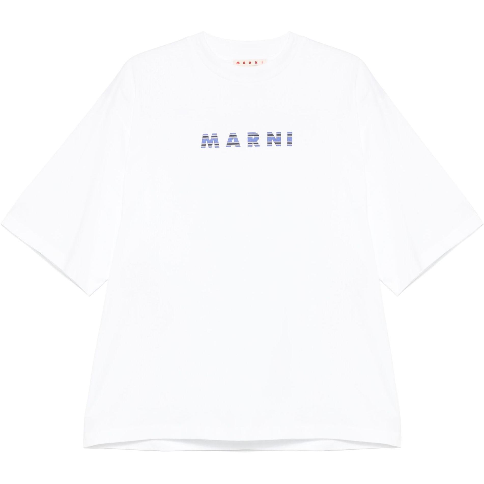 Футболка с принтом логотипа MARNI, белый
Футболка с принтом логотипа MARNI, белый