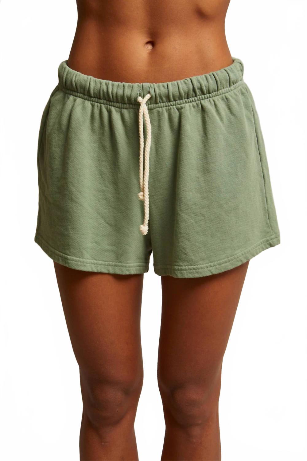 Лайла шорты из френч терри в цвете алоэ PERFECTWHITETEE, Aloe 
Лайла шорты из френч терри в цвете алоэ PERFECTWHITETEE, Aloe