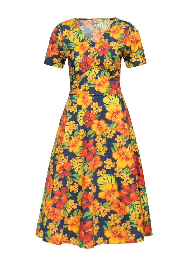 Длинное платье Queen Kerosin Swing Hibiskus, разноцветный
Длинное платье Queen Kerosin Swing Hibiskus, разноцветный