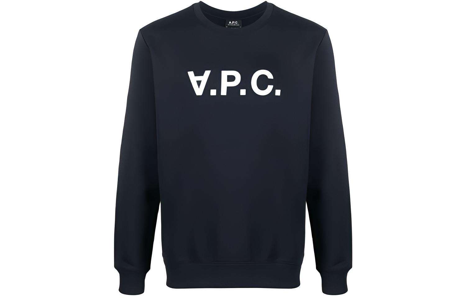 Толстовка Viva Logo Flocked A.P.C, синий
Толстовка Viva Logo Flocked A.P.C, синий