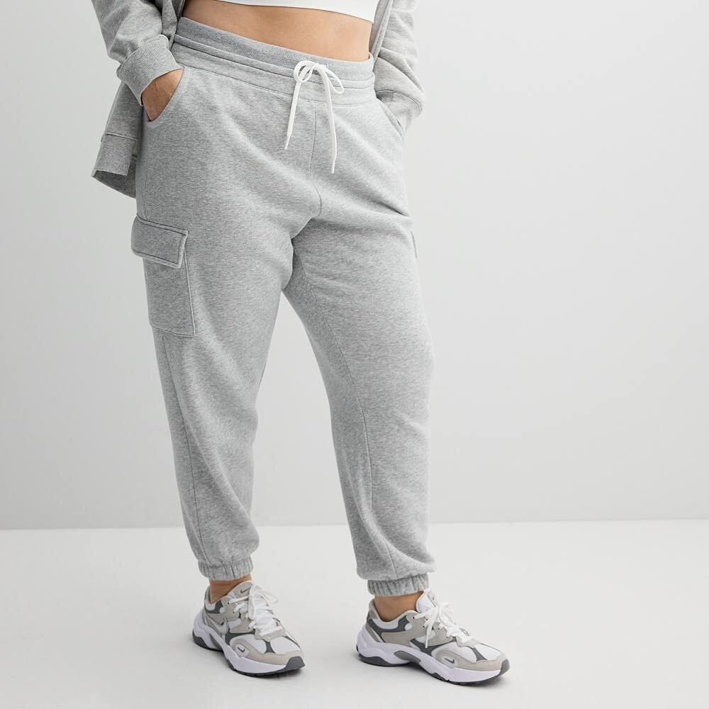 Ультрамягкие флисовые джоггеры-карго Tek Gear больших размеров, цвет Dark Frost Heather
Ультрамягкие флисовые джоггеры-карго Tek Gear больших размеров, цвет Dark Frost Heather