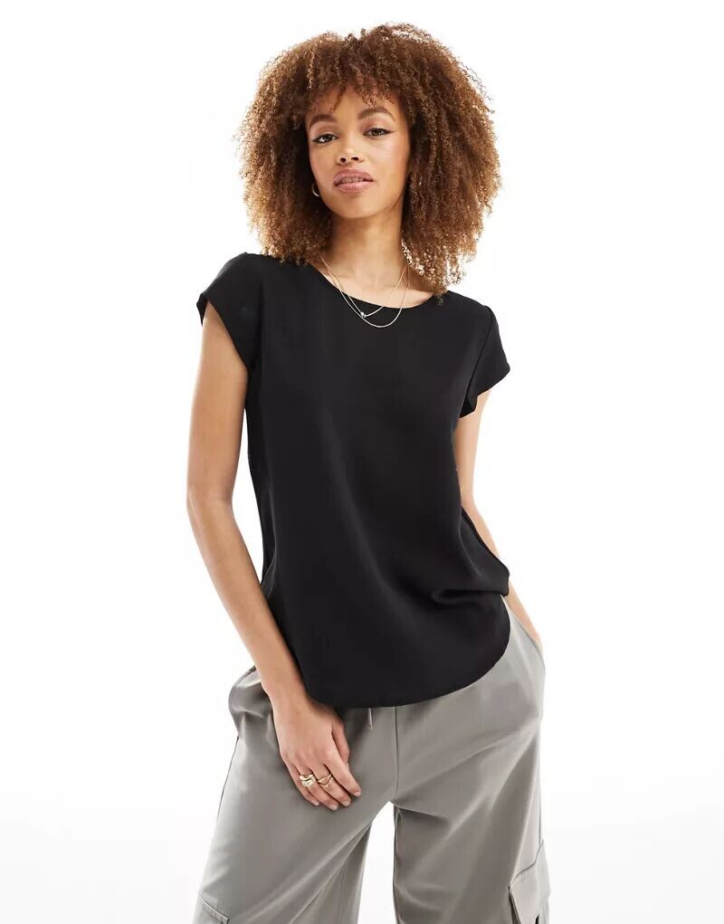 Только блузка черного цвета с молнией сзади ONLY
Только блузка черного цвета с молнией сзади ONLY