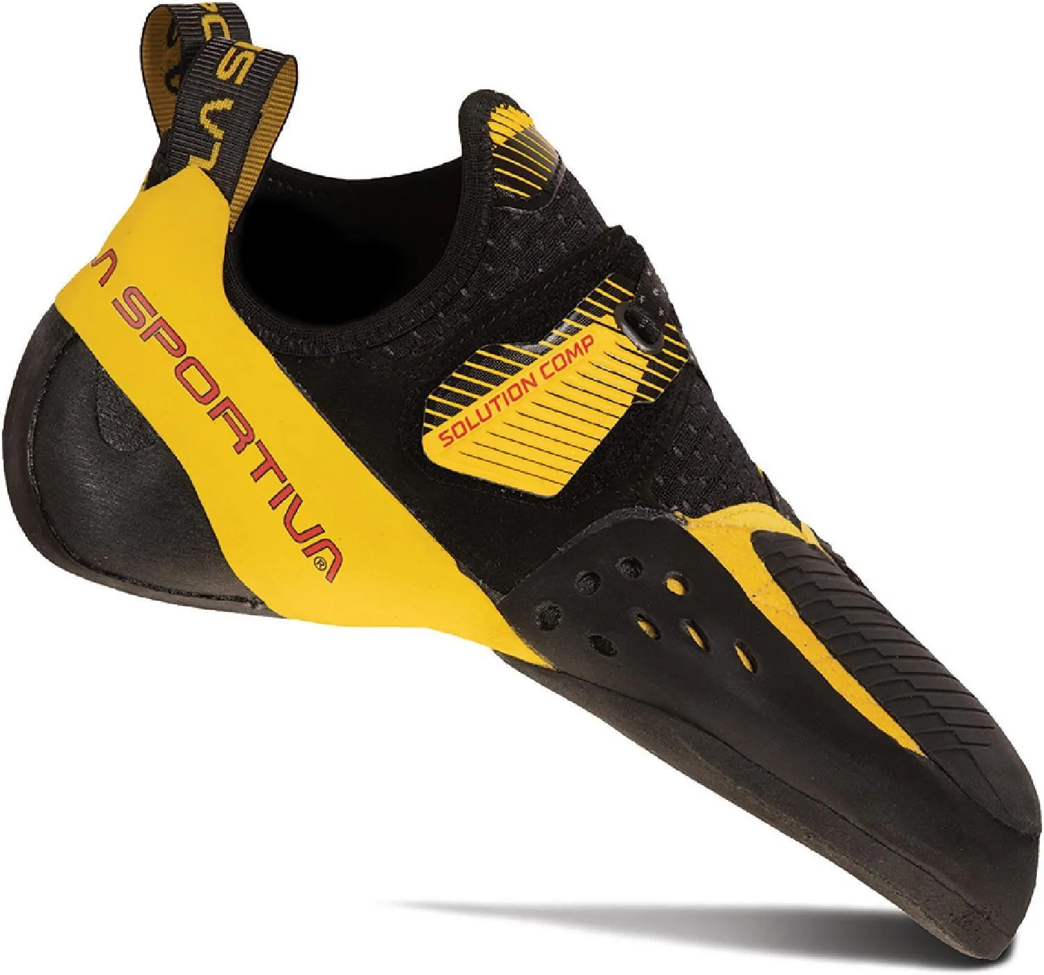 Мужские скальные туфли для лазания Solution Comp La Sportiva, Black/Yellow 
Мужские скальные туфли для лазания Solution Comp La Sportiva, Black/Yellow