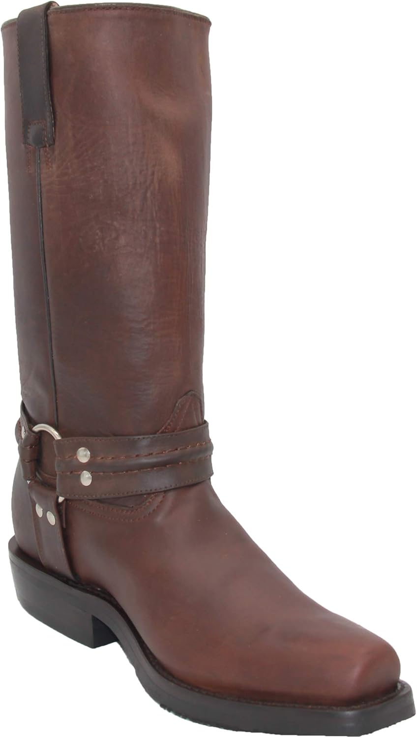 Мужские кожаные западные байкерские ботинки с ремнями Generic, коричневый
Мужские кожаные западные байкерские ботинки с ремнями Generic, коричневый