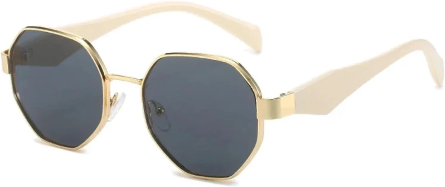 Ретро-солнцезащитные очки для женщин и мужчин, модные, с многоугольной металлической оправой, роскошные, декоративные, с защитой от УФ-излучения UV400 TVTBBVV, Beige
Ретро-солнцезащитные очки для женщин и мужчин, модные, с многоугольной металлической оправой, роскошные, декоративные, с защитой от УФ-излучения UV400 TVTBBVV, Beige