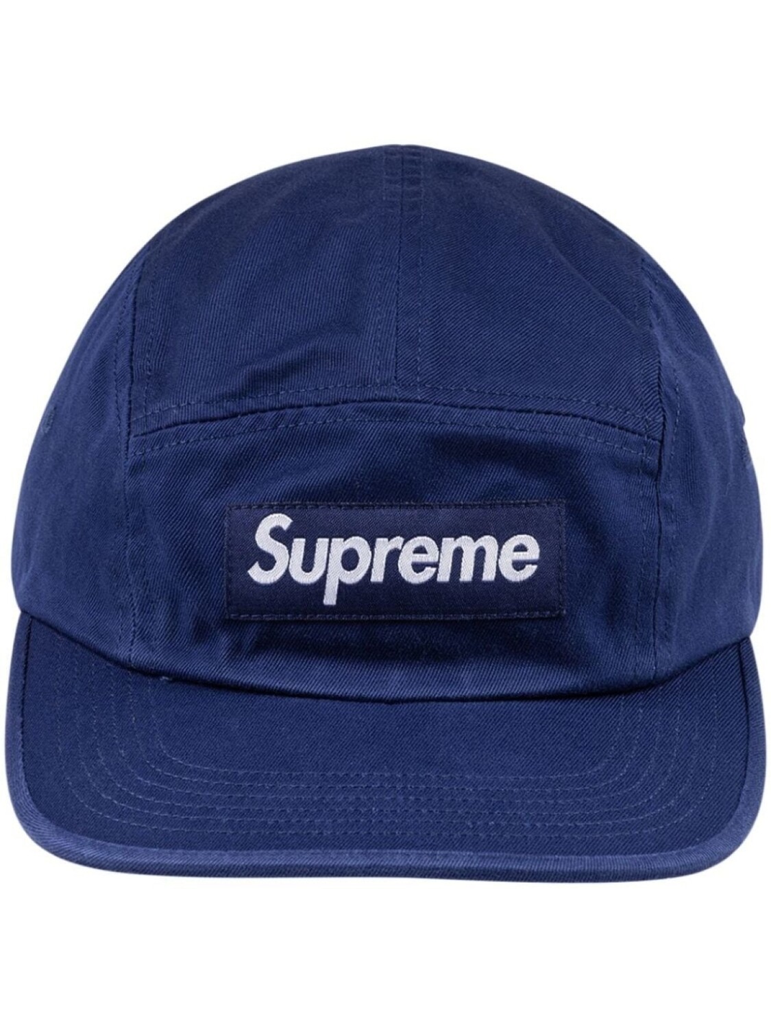 Supreme кепка из твила с логотипом коробки, синий 
Supreme кепка из твила с логотипом коробки, синий