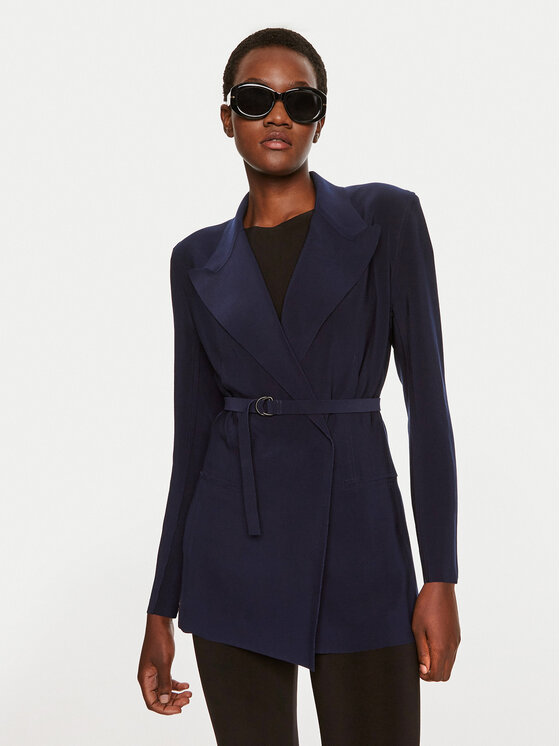 Узкая куртка Norma Kamali, синий
Узкая куртка Norma Kamali, синий