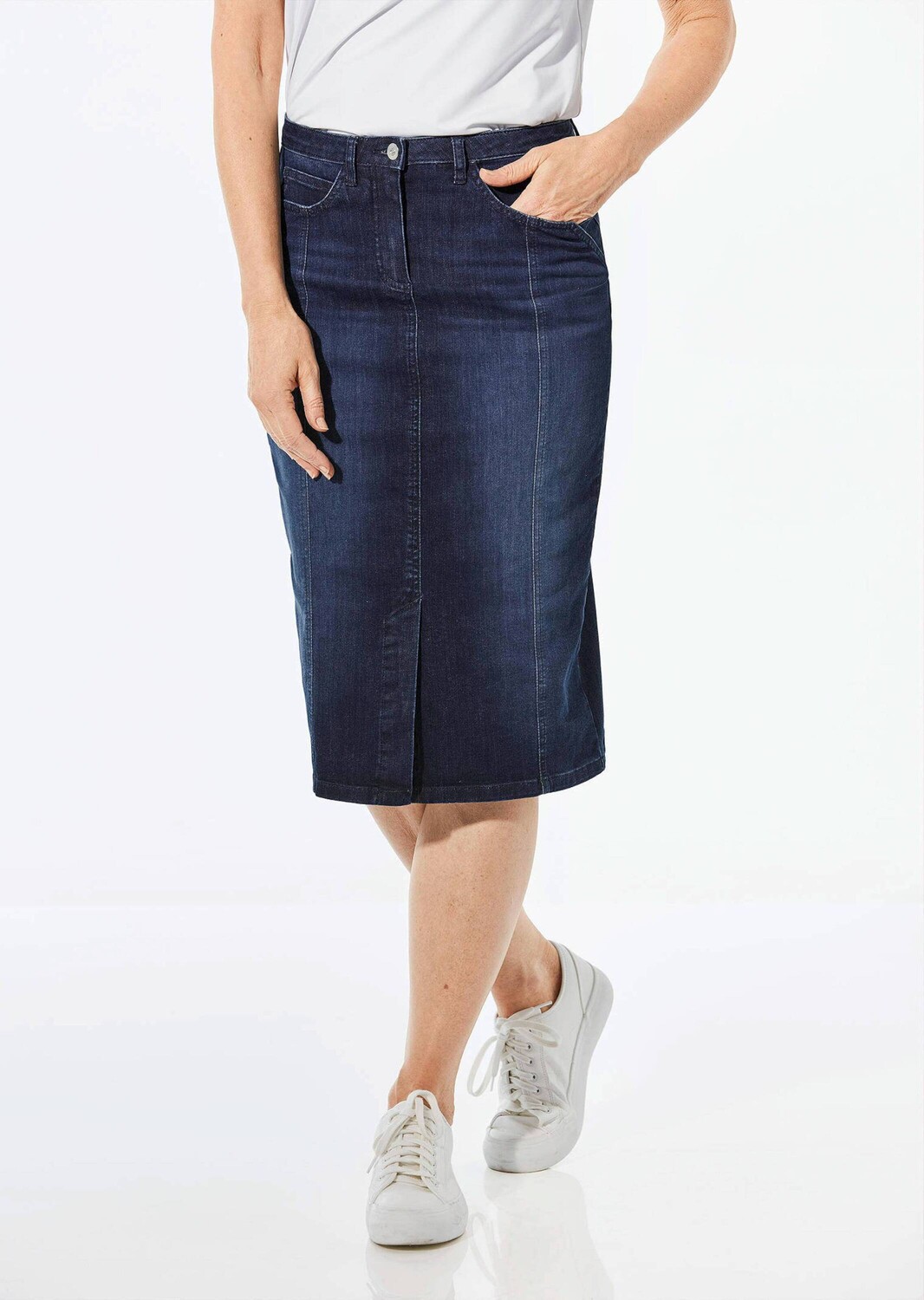 Юбка до колена GOLDNER Jeans, морской
Юбка до колена GOLDNER Jeans, морской