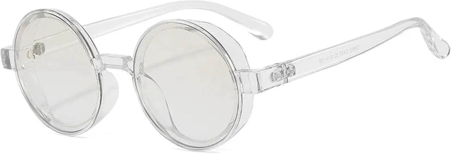 Модные круглые солнцезащитные очки для женщин в стиле ретро-панк, мужские солнцезащитные очки с защитой от УФ-излучения UV400 TOIPASTN, Clear Light Gray
Модные круглые солнцезащитные очки для женщин в стиле ретро-панк, мужские солнцезащитные очки с защитой от УФ-излучения UV400 TOIPASTN, Clear Light Gray