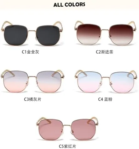 Солнцезащитные очки в винтажном ретро-стиле для женщин, квадратной формы, с защитой от УФ-излучения, в стиле солнцезащитных очков для женщин и мужчин MTZJH, Gray
Солнцезащитные очки в винтажном ретро-стиле для женщин, квадратной формы, с защитой от УФ-излучения, в стиле солнцезащитных очков для женщин и мужчин MTZJH, Gray