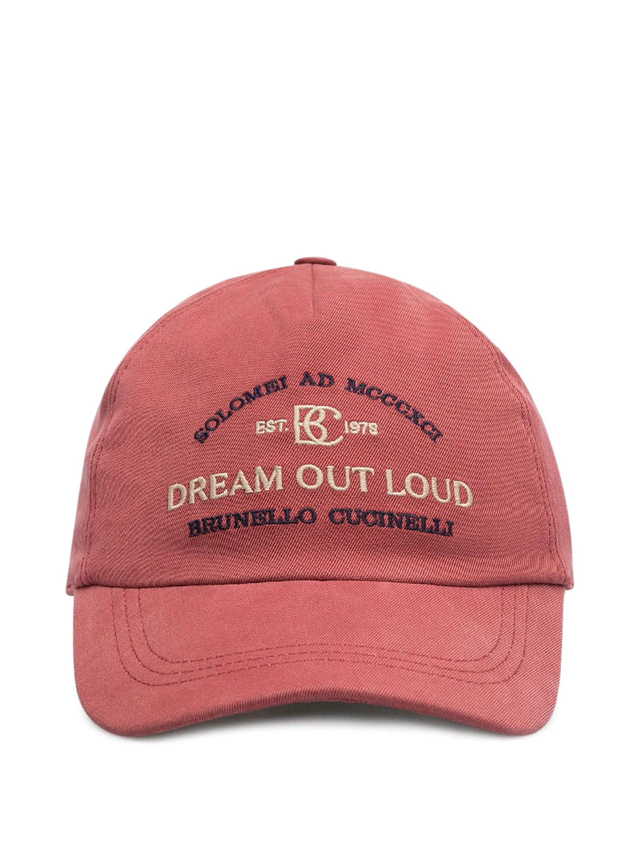 Бейсболка с вышитым логотипом Brunello Cucinelli, красный
Бейсболка с вышитым логотипом Brunello Cucinelli, красный