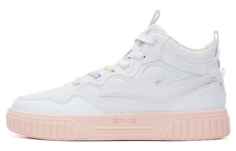 Кеды, скейтборд обувь женская средняя высота белый/розовый Erke
Кеды, скейтборд обувь женская средняя высота белый/розовый Erke