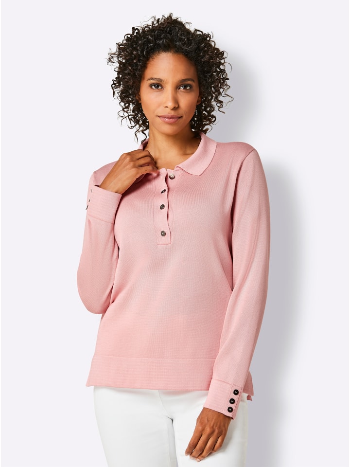 Свитер-поло из розового кварца creation L
Свитер-поло из розового кварца creation L