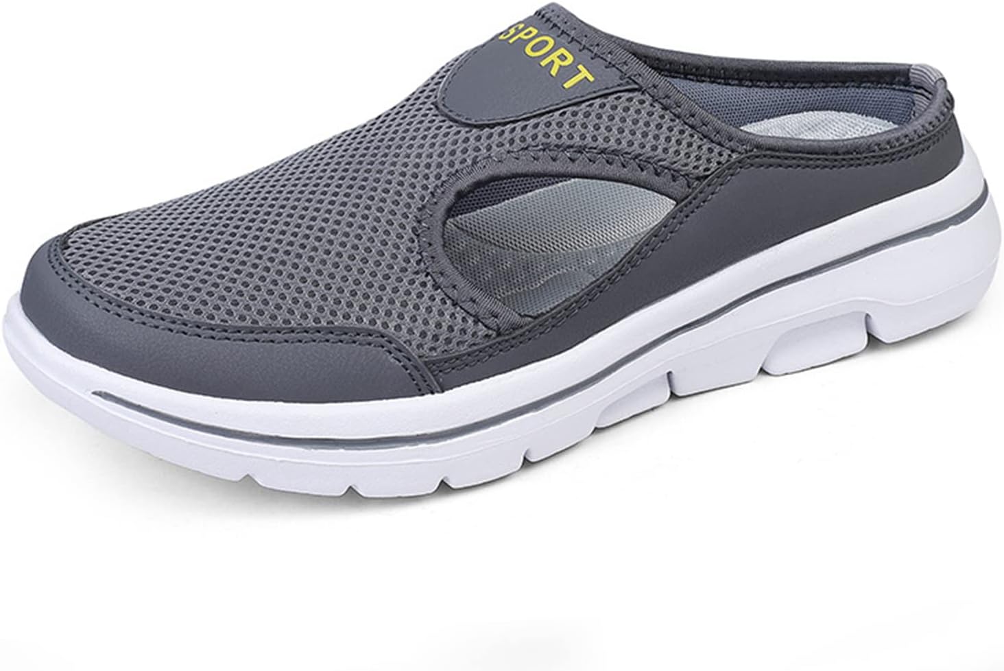 Мужские дышащие сетчатые слипоны на платформе, модные без задника, легкие полумокасины, нескользящие, для ходьбы и вождения Zzyyzzyy, серый
Мужские дышащие сетчатые слипоны на платформе, модные без задника, легкие полумокасины, нескользящие, для ходьбы и вождения Zzyyzzyy, серый