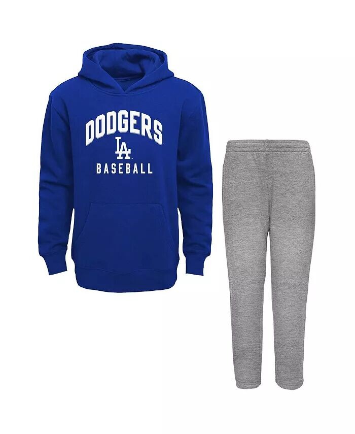 Комплект из флисовой толстовки и штанов с капюшоном и брюками Los Angeles Dodgers Play-By-Play для мальчиков и девочек Royal, серый Outerstuff, синий
Комплект из флисовой толстовки и штанов с капюшоном и брюками Los Angeles Dodgers Play-By-Play для мальчиков и девочек Royal, серый Outerstuff, синий