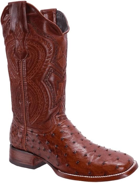 Мужские настоящие западные ковбойские сапоги с квадратным носком из кожи страуса полного пера - коньяк Generic
Мужские настоящие западные ковбойские сапоги с квадратным носком из кожи страуса полного пера - коньяк Generic