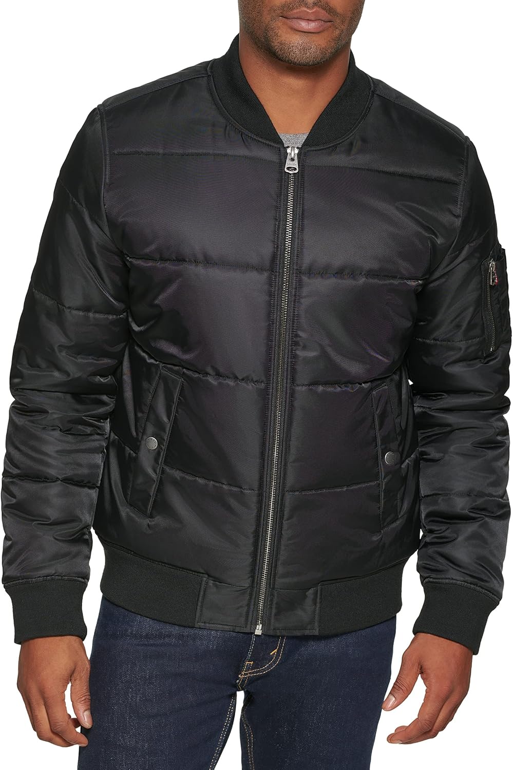 Мужская стеганая куртка-бомбер Levi's, Black
Мужская стеганая куртка-бомбер Levi's, Black