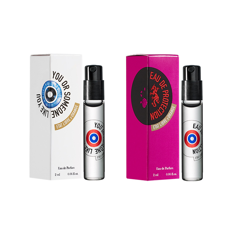 Классическая коллекция образцов набор из двух парфюмов Eau De Parfum и Eau De Toilette 2мл*2 Etat Libre D'Orange
Классическая коллекция образцов набор из двух парфюмов Eau De Parfum и Eau De Toilette 2мл*2 Etat Libre D'Orange