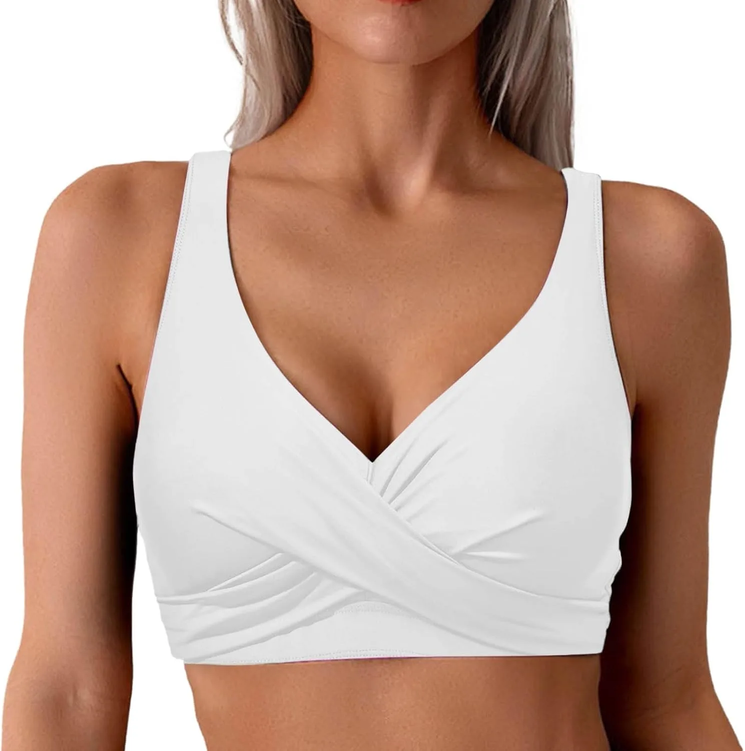 Женский топ-бикини Halter с широкими бретелями Push Up
Женский топ-бикини Halter с широкими бретелями Push Up