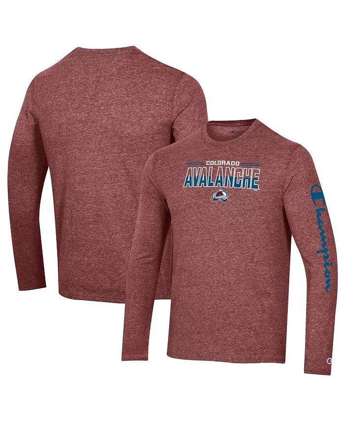 Мужская футболка с длинным рукавом Heather Burgundy Colorado Avalanche Tri-Blend Champion
Мужская футболка с длинным рукавом Heather Burgundy Colorado Avalanche Tri-Blend Champion