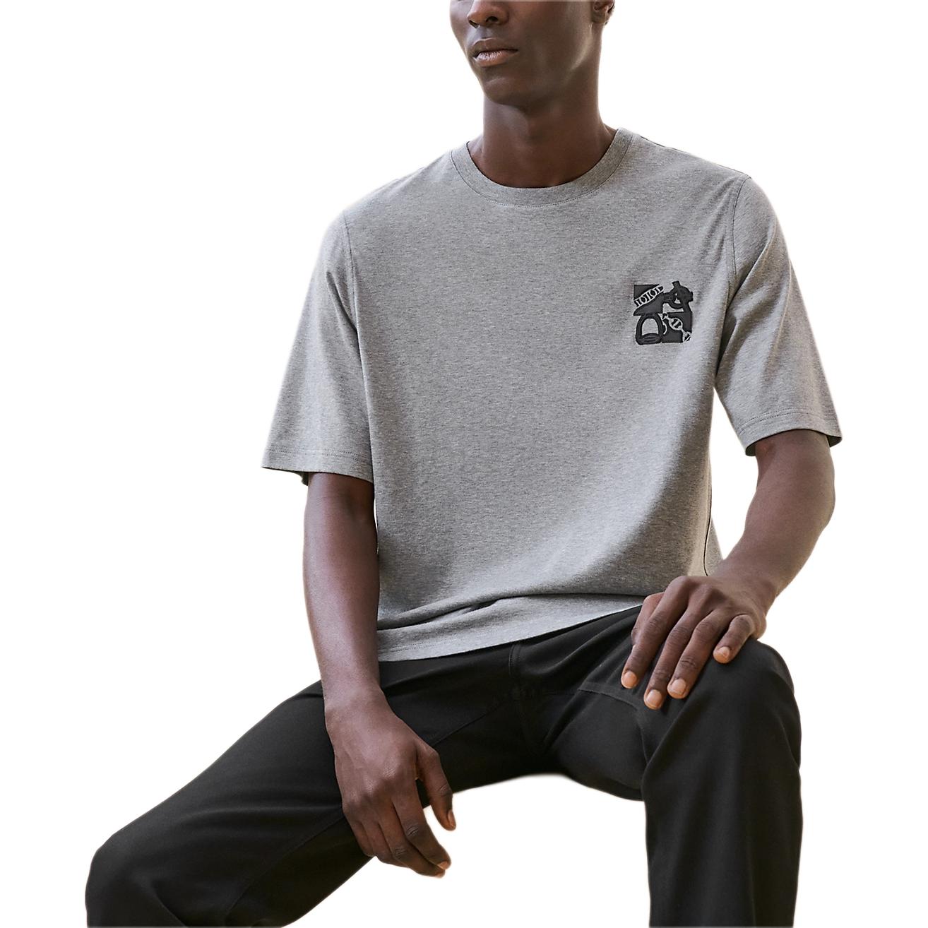 Футболка мужская серая HERMES, серый
Футболка мужская серая HERMES, серый