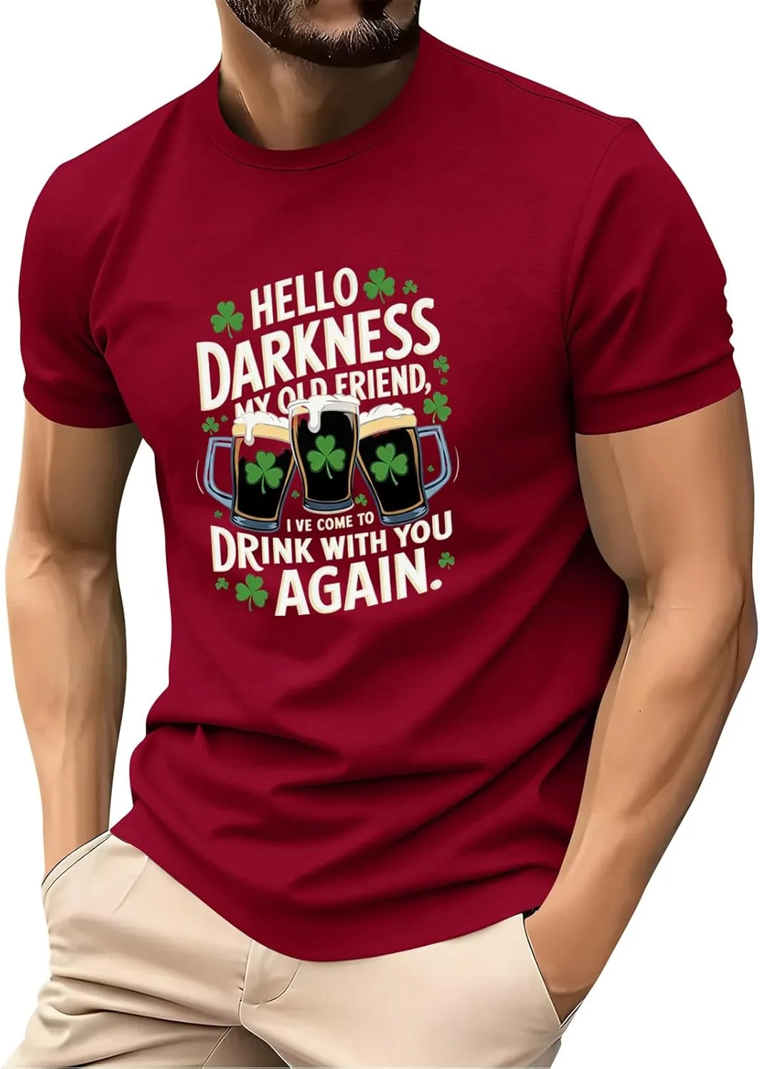 Футболка мужская с коротким рукавом Saint Patricks Day с принтом
Футболка мужская с коротким рукавом Saint Patricks Day с принтом