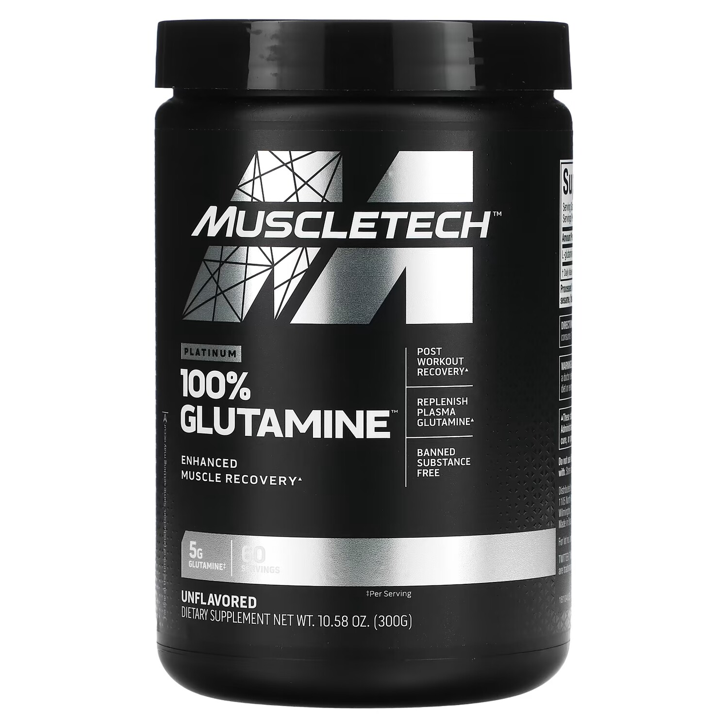 MuscleTech Platinum 100% глутамин без вкуса, 10,58 унций (300 г)
MuscleTech Platinum 100% глутамин без вкуса, 10,58 унций (300 г)