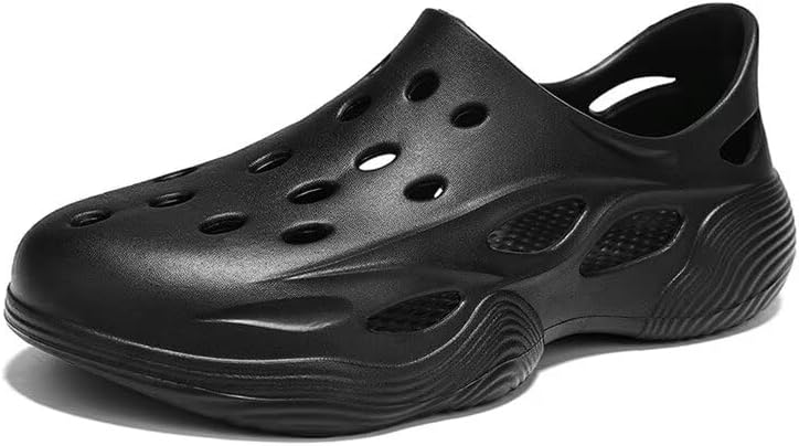 Мужские нескользящие легкие спортивные сандалии для летнего использования, для прогулок дома и на улице, кемпинга, воды и пляжа Zonkacen, черный
Мужские нескользящие легкие спортивные сандалии для летнего использования, для прогулок дома и на улице, кемпинга, воды и пляжа Zonkacen, черный