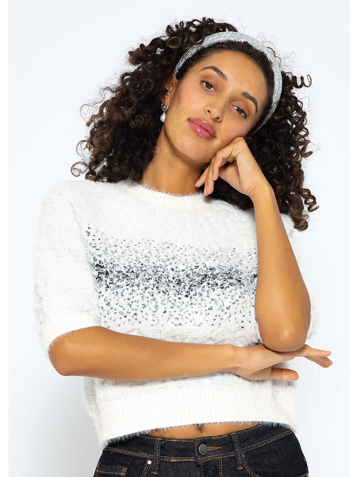 Пуловер SASSYCLASSY, белый/черный
Пуловер SASSYCLASSY, белый/черный