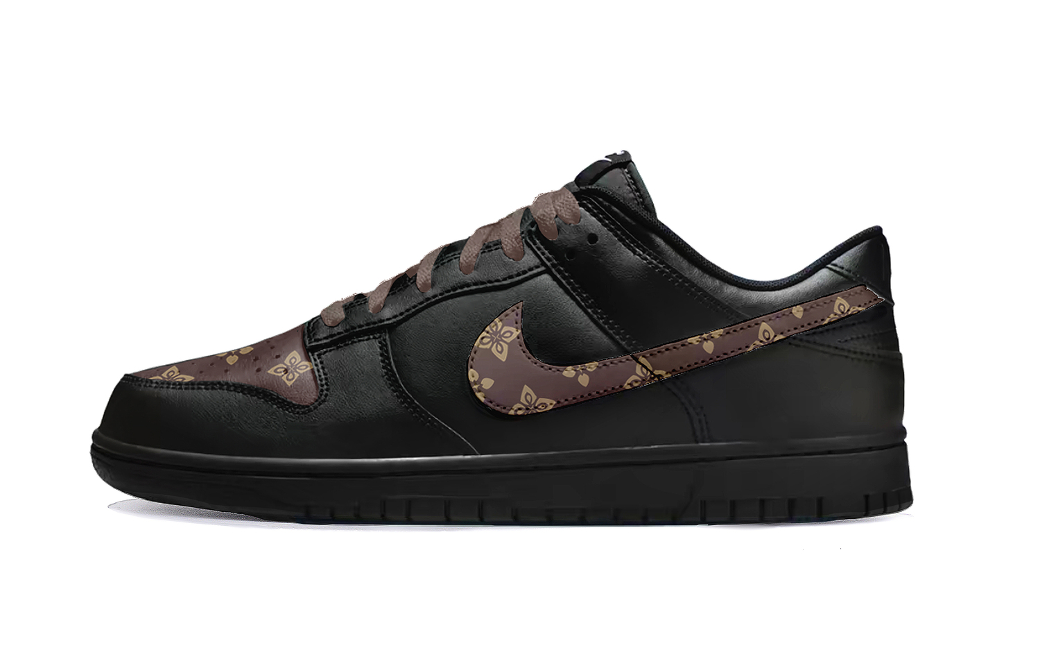 Nike Кроссовки Dunk LOUIS Perpetual Calendar, кожаные, устойчивые к истиранию и скольжению, низкие, для скейтбординга, мужские, цвет black umber
Nike Кроссовки Dunk LOUIS Perpetual Calendar, кожаные, устойчивые к истиранию и скольжению, низкие, для скейтбординга, мужские, цвет black umber