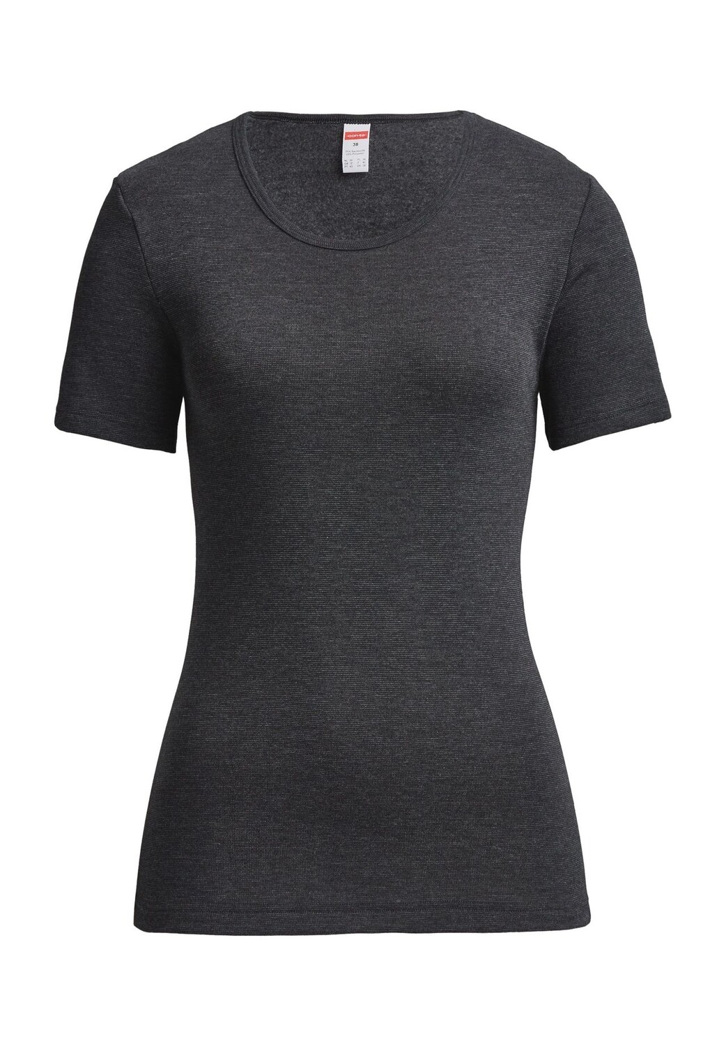 Футболка, круглый вырез, однотонная, женская Con-Ta, цвет Schwarz Melange
Футболка, круглый вырез, однотонная, женская Con-Ta, цвет Schwarz Melange