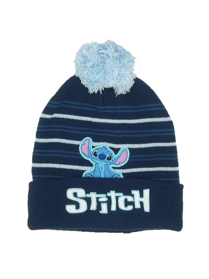 Шапка с помпоном темно-синего цвета Stitch
Шапка с помпоном темно-синего цвета Stitch