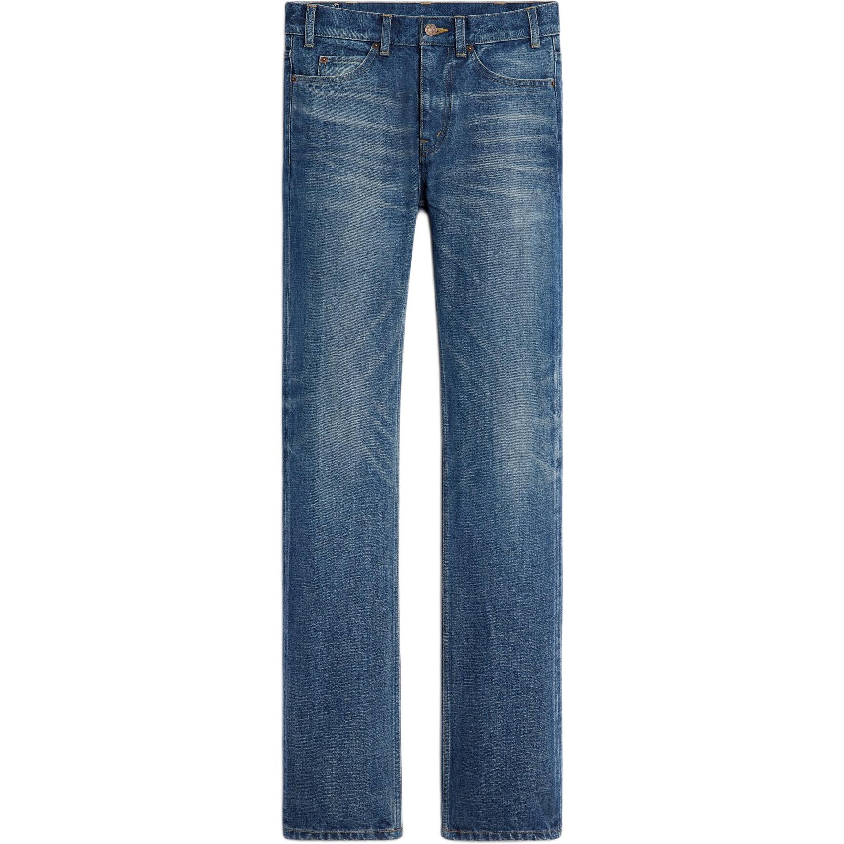 Французские джинсы средней посадки CELINE, потертый синий
Французские джинсы средней посадки CELINE, потертый синий